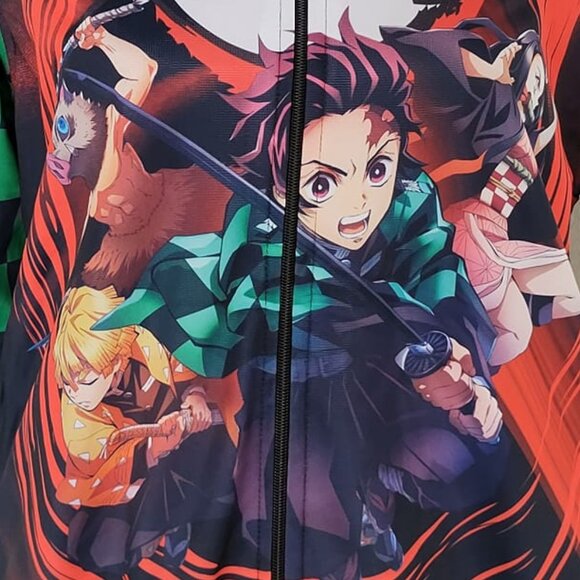 NEW anime Demon Slayer Kimetsu no yaiba tanjiro inosuke sweatshirt Unisex - Picture 4 of 5
